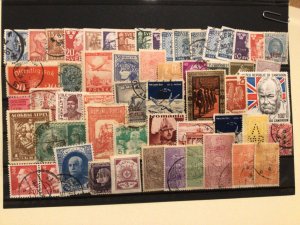 World wide mixed used stamps A9541