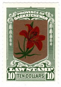 (I.B) Canada Revenue : Saskatchewan Law Stamp $10 (Bileski OP)