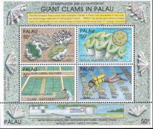 US 294 Trust Territories Palau NH VF Giant Clam Cultivation M/S