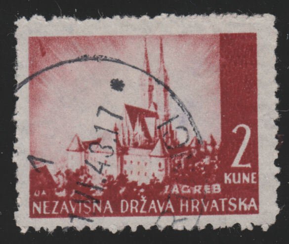 Croatia 35 Zagreb Cathedral.1941