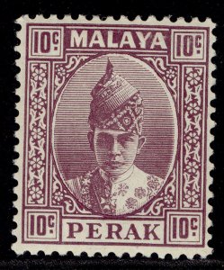 MALAYSIA - Perak GVI SG112, 10c dull purple, M MINT. Cat £40.