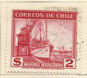 Chile 1938-40 Early Issue Fine Used $2. 172634