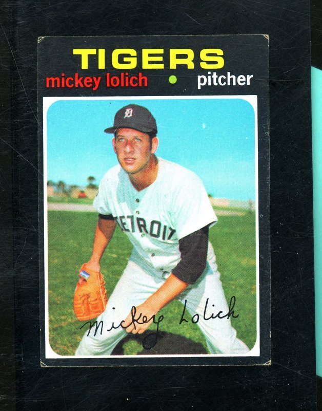 1971 TOPPS MICKEY LOLICH EX