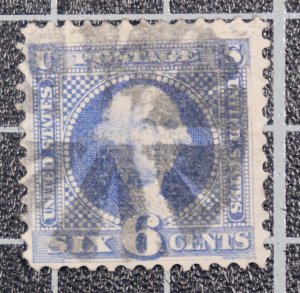 Scott 115 - 6 Cents Washington - Used - Nice Stamp - SCV - $225.00