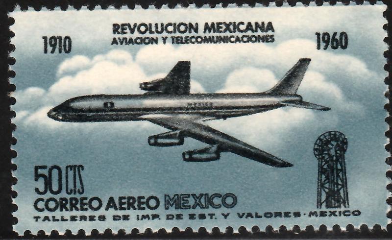 MEXICO C253, 50¢ 50th Anniv Mexican Revolution. MINT, NH. F-VF.