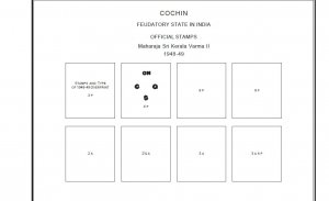 PRINTED INDIA FEUDATORY STATES 1866-1950 STAMP ALBUM PAGES (138 pages)