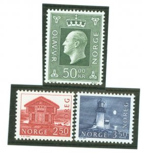 Norway #543/720/724 Mint (NH) Single