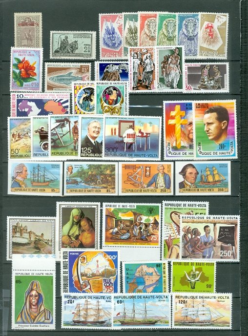 BURKINA FASO NICE LOT of 104 incl 8 SETS...MNH...$104.00