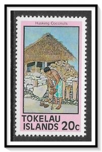 Tokelau #54 Husking Coconuts MNH