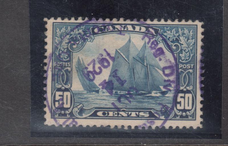 Canada #158 Used Fine - Very Fine With Ideal July 14 1929 CDS Date Cancel