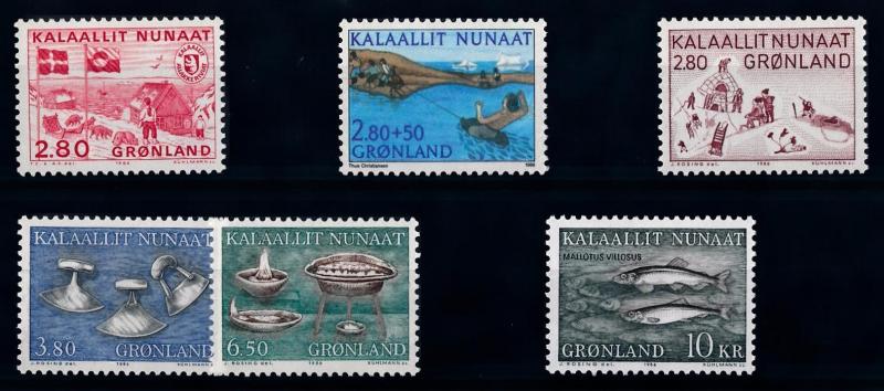 [65317] Greenland 1986 Year Set  MNH