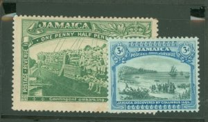 Jamaica #77/93 Unused Single