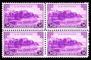 U.S. #801 MINT BLOCK OG NH