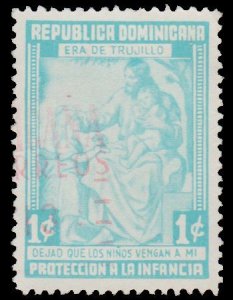 DOMINICAN REPUBLIC 1954. SCOTT # RA17. USED. # 2