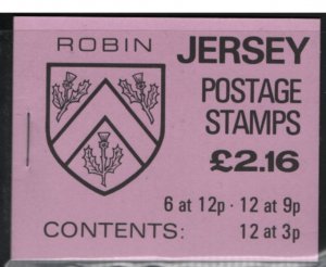 Jersey 1984 Booklet  Sc 249b 3p Dumaresq, Sc 255a 9p Le Breton, Sc 258a 12p R...