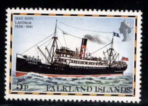 FALKLAND ISLANDS Scott 264  MNH** Mail ship stamp.