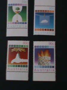 ​AUSTRALIA-1985 SC#954-7  ENVIRONMENTAL CONSERVATION-MNH VERY FINE-LAST ONE