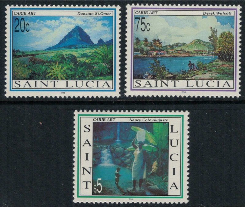 St. Lucia #1002-4*  CV $7.85