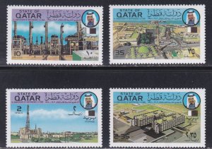 Qatar # 579-582, Independence 9th Anniversary, NH, 1/2 Cat.