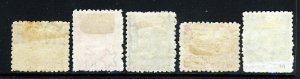 COOK ISLANDS 1902 Part Set Perf.11 Watermark Close NZ Star SG 28 to SG 35 MINT