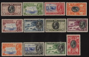 CAYMAN ISLANDS 1935 KGV Pic set ¼d to 10/-. MNH **.