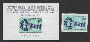 Korea 468, 468a MNH  21SC:$4.85