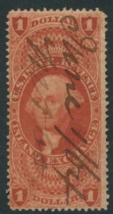 R69c  $1 Inland Exchange, Revenue Used