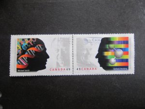 Canada #2061-2062 Pair Nobel Prize Winners Nice stamps  {cl1}