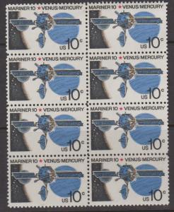 USA #1557 Mariner 10 Block of 8 MNH