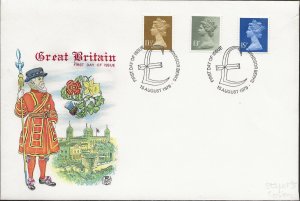 15/8/1979 11½p,13p &15p NEW DEFINITIVES FDC