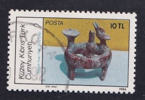 Cyprus  Turkish   #183   cancelled  1986  Anatolian artefacts 10 l