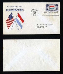 # 912 First Day Cover with Grimsland cachet Washington, DC 8-10-1943 - # 2