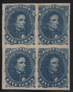 CSA Sc#4 M/VF, Block Of 4, Cv. $1000