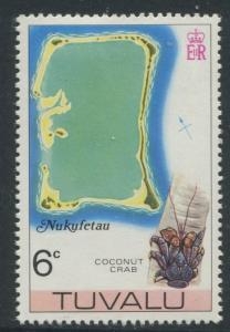 Tuvalu - Scott 27 - Pictorial Definitives -1976 - MVLH - Single 6c Stamp