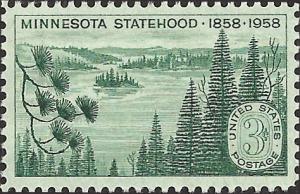 # 1106 MINT NEVER HINGED MINNESOTA STATEHOOD