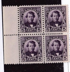 CANADA # 146 VF-MNH BLOCK OF 4 AS WELL  AS ANOTHER BLOCK AND SINGLES MNH MH