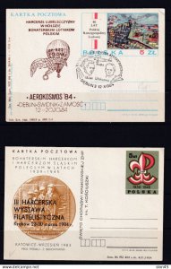 Poland 10 Postal Stationary Cards Special cancel 16116