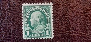 US Scott #552; Mint, og,, hinged; from 1923.