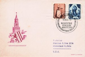 GERMANY  DDR 1955 YEAR SET OF FDC  231//277, B27  NO 271