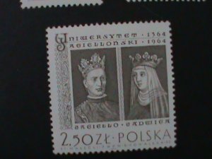 ​POLAND-1964-SC#1226-30 KING CASIMIR III THE GREAT MNH VF COMPLETE SET RARE