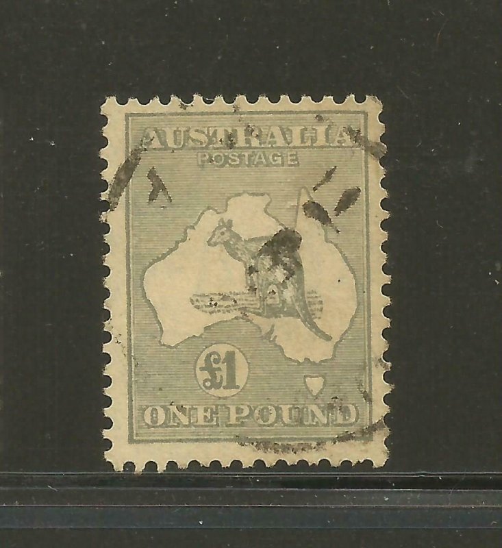 Australia # 128, Used, VF, sound. CV $ 375.00