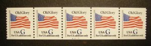 Scott 2890, 32 cent nondenominated G Flag, PNC5 #A1111, MNH Coil Beauty