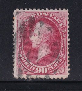 166 F-VF used neat light cancel with nice color cv $ 300 ! see pic ! 