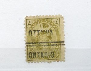 ?#1-92-i OTTAWA 7c Edward PRECANCEL, Cat $5.00 used Canada