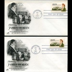 U.S.A. 1981 - FDC-Hoban Set of 2