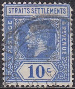 Straights Settlement 190  King George V 1921