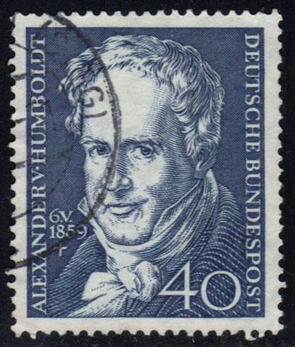 Germany #800 Alexander Humboldt, used (1.25)