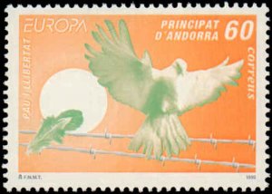 Andorra Spanish Administration #234, Complete Set, 1995, Birds, Europa, NH