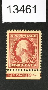 MOMEN: US STAMPS # 332 MINT OG NH LOT #13461