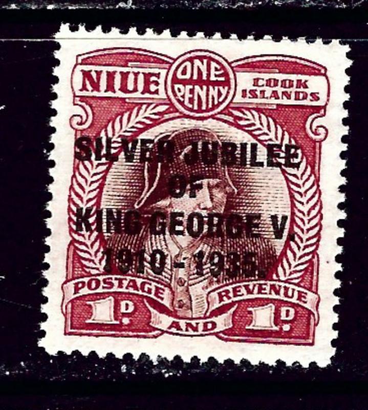 Niue 67 MH 1935 KGV Silver Jubilee